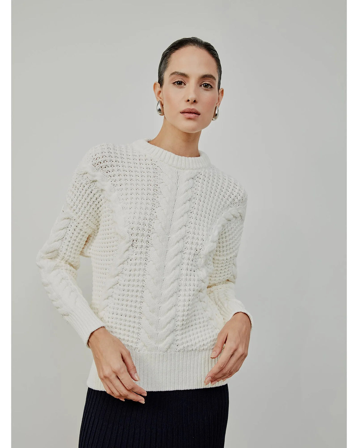 Blusa Tricô Anselmi OFF WHITE - Ref: 12520