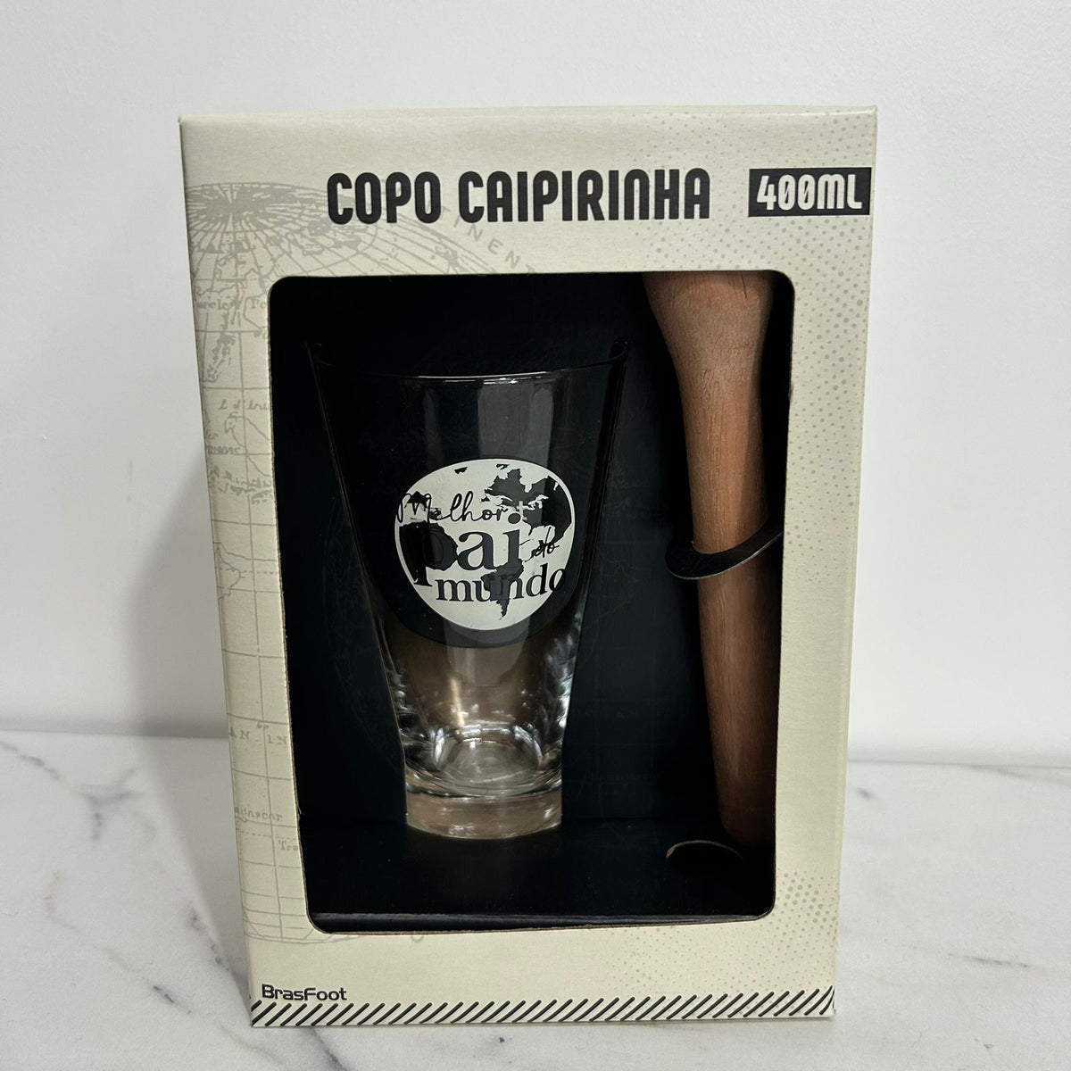 Copo Caipirinha - MELHOR PAI DO MUNDO - 400ML