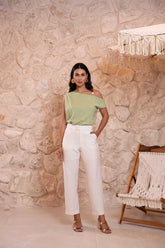 Blusa Surf Assimétrica Verde Claro - 16690.37