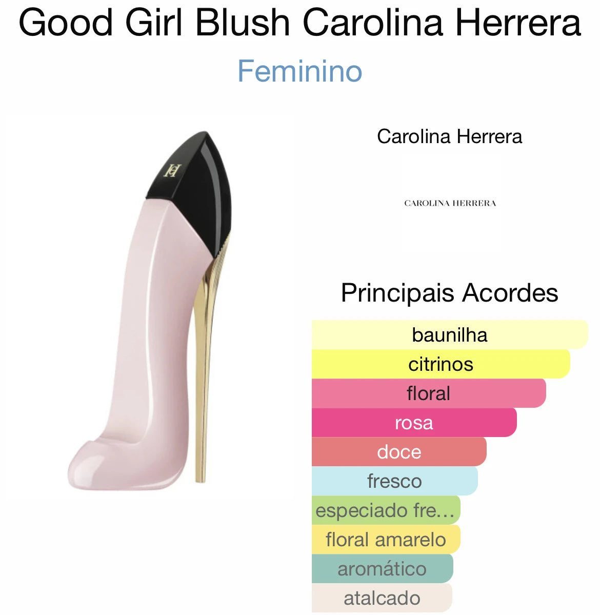 Good Girl Blush- Carolina Herrera feminino- EAU de parfum 50ML