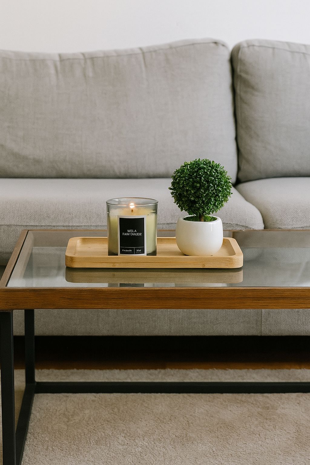 Vela Aromática Decorativa Fragrância Suave