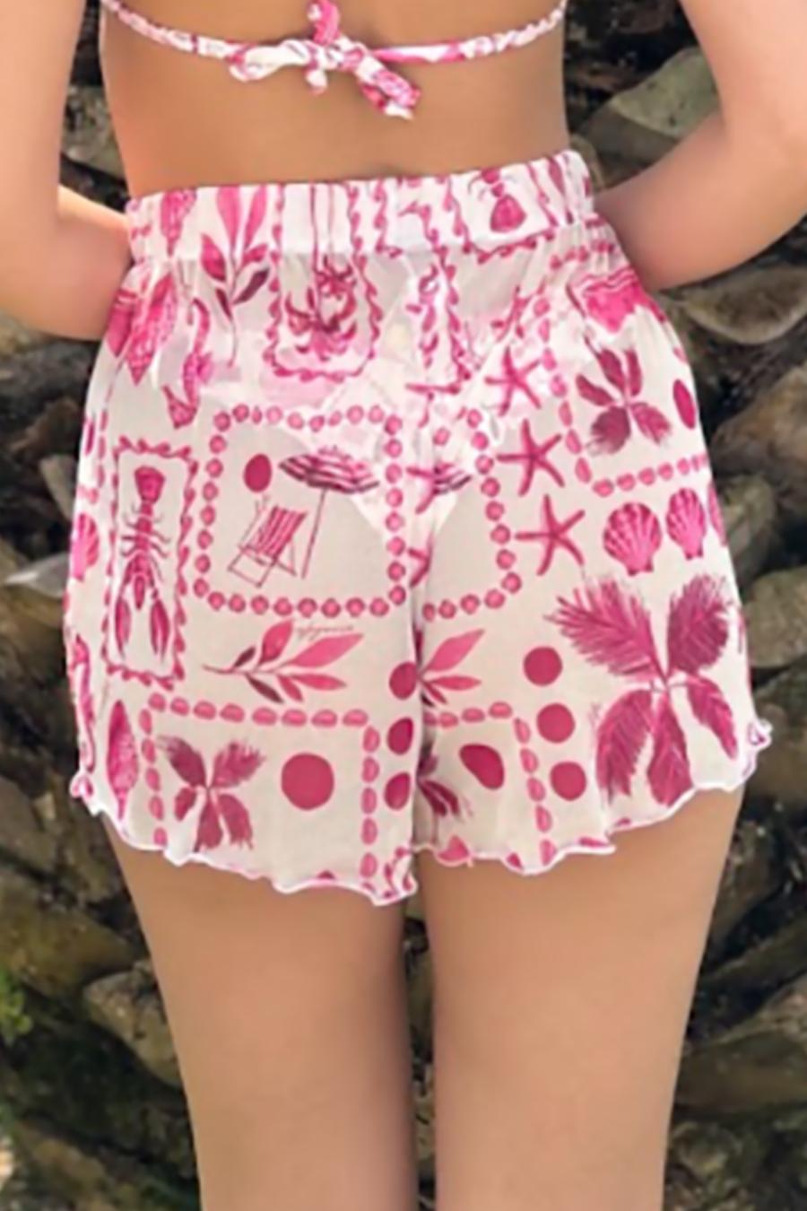 Short em tule praia Annahita 529