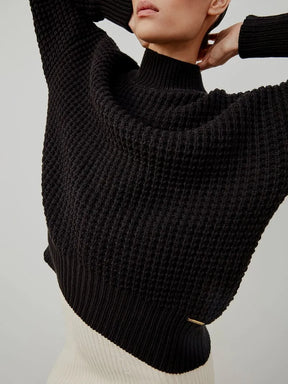 Blusa Tricô Anselmi em Ponto Pérola Preto - 46404