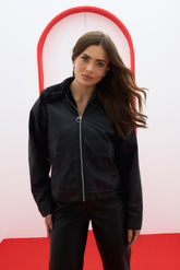 Jaqueta PU Feminina Retrô- DeNIMZERO- DZG1179