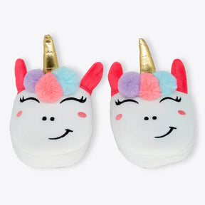 10071715 Par de Pantufas Unicórnio Zona Criativa
