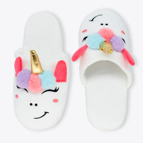 10071715 Par de Pantufas Unicórnio Zona Criativa