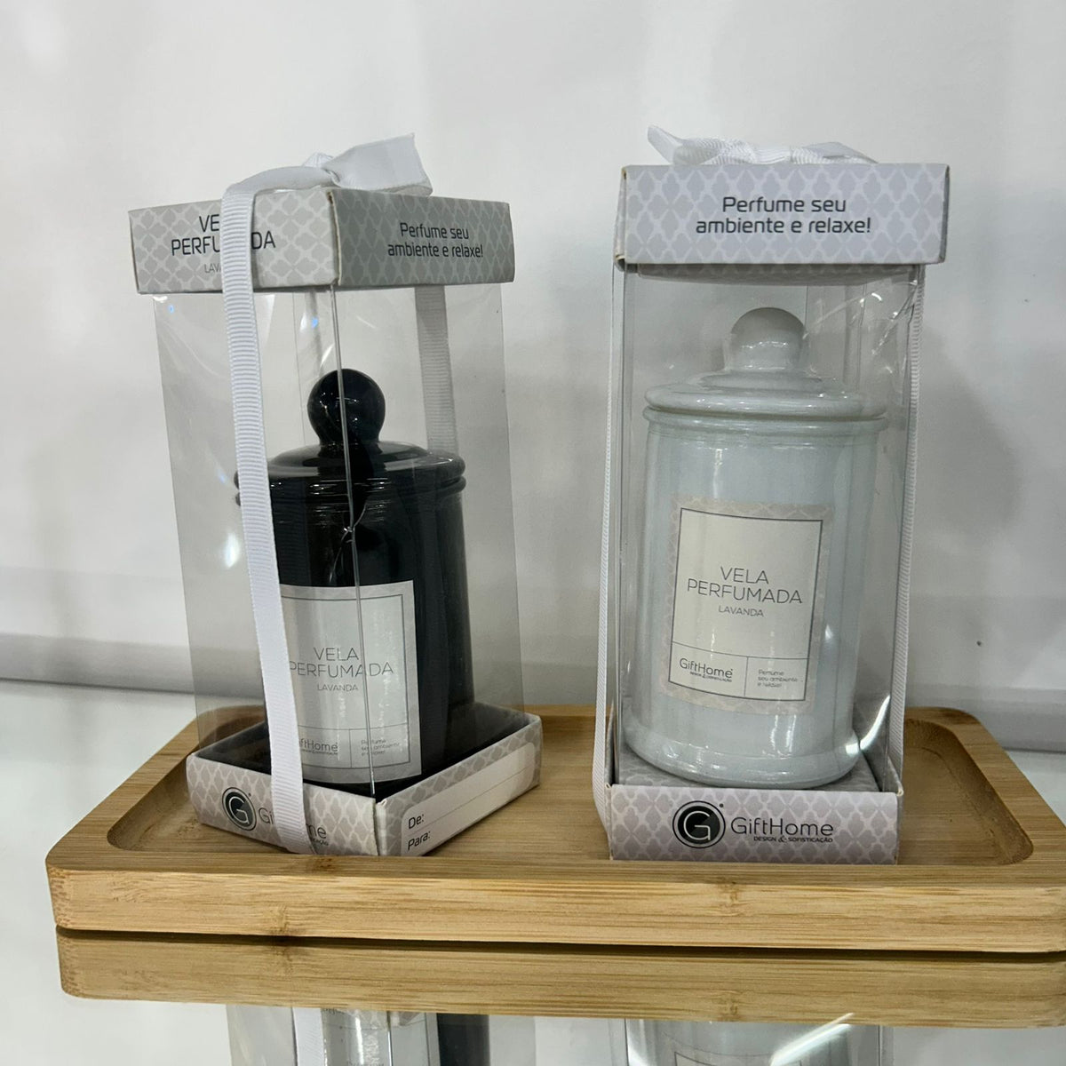 Vela Aromática Decorativa Fragrância Lavanda