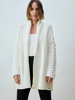 Casaco Anselmi Maxi Tranças Off white 12309