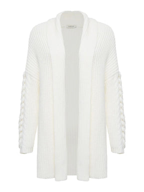 Casaco Anselmi Maxi Tranças Off white 12309