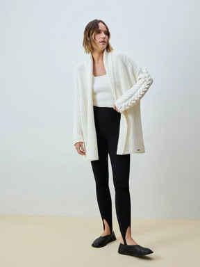 Casaco Anselmi Maxi Tranças Off white 12309