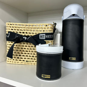 KIT 3 PEÇAS MATETRI PALHA - PRETO