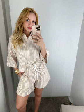 Camisa Feminina Manga curta cropped Surf 16701