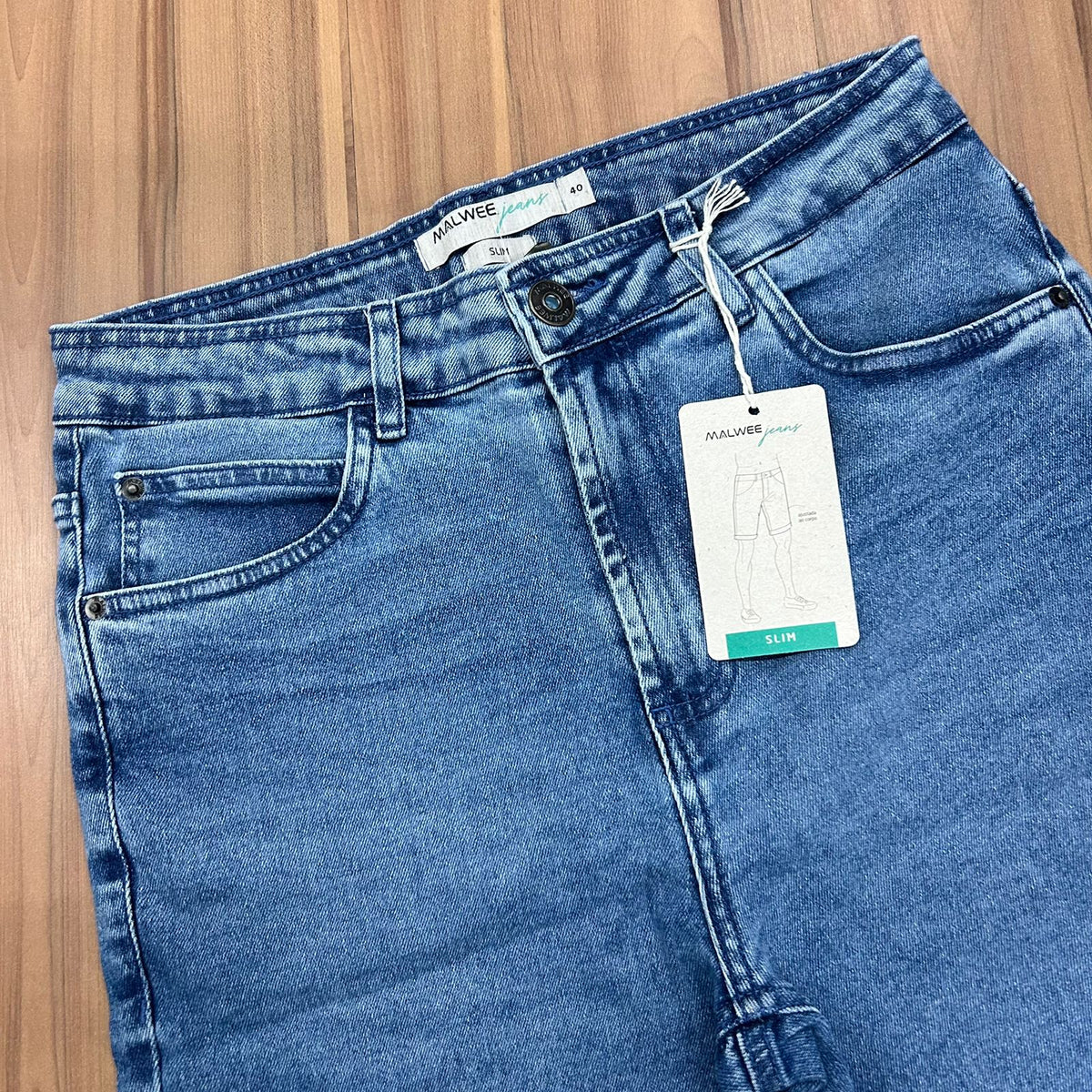 Bermuda Masculina Jeans Slim Malwee - 129069