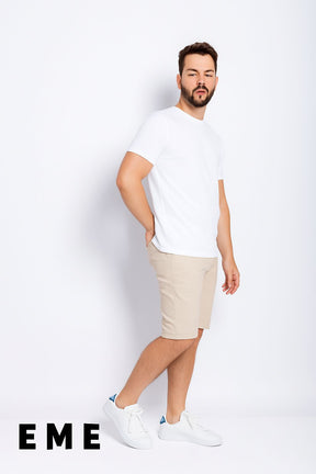 Camiseta Masculina EME WEAR Slim Gola Careca KJ0207