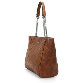 Shopping Bolsa Grande Com Detalhe De Costuras E Corrente 46083