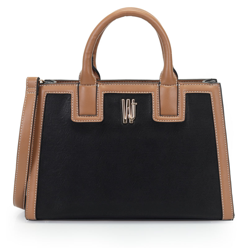 Bolsa Satchel Grande Lezard Estruturada- WJ Acessórios- 46203