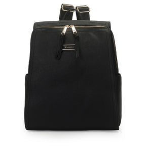 Mochila Grande Monocolor Para Notebook 14 Polegadas - 46231