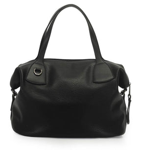 Bolsa Bau Grande Com Detalhes Em Preto 46234