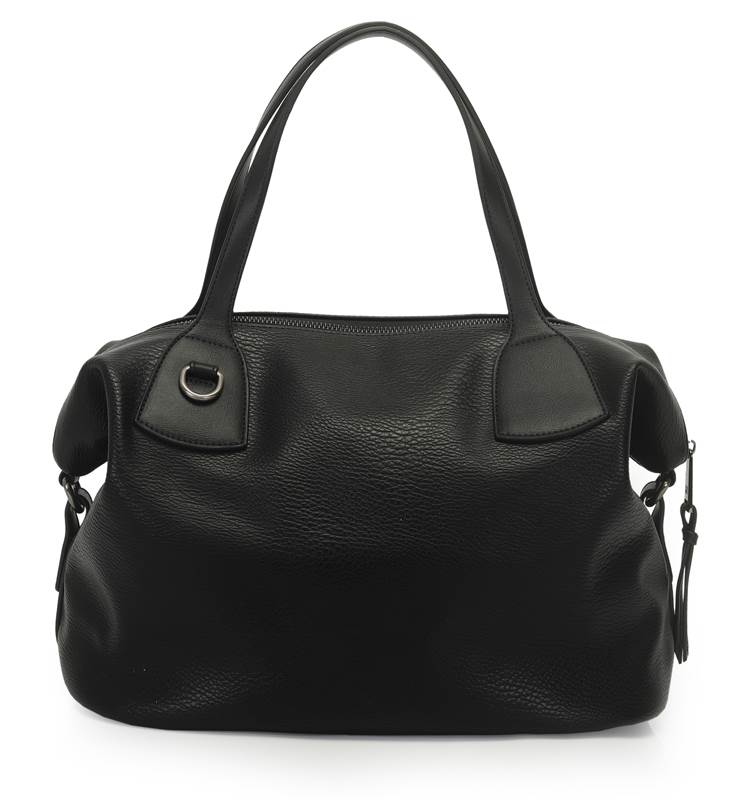 Bolsa Bau Grande Com Detalhes Em Preto 46234