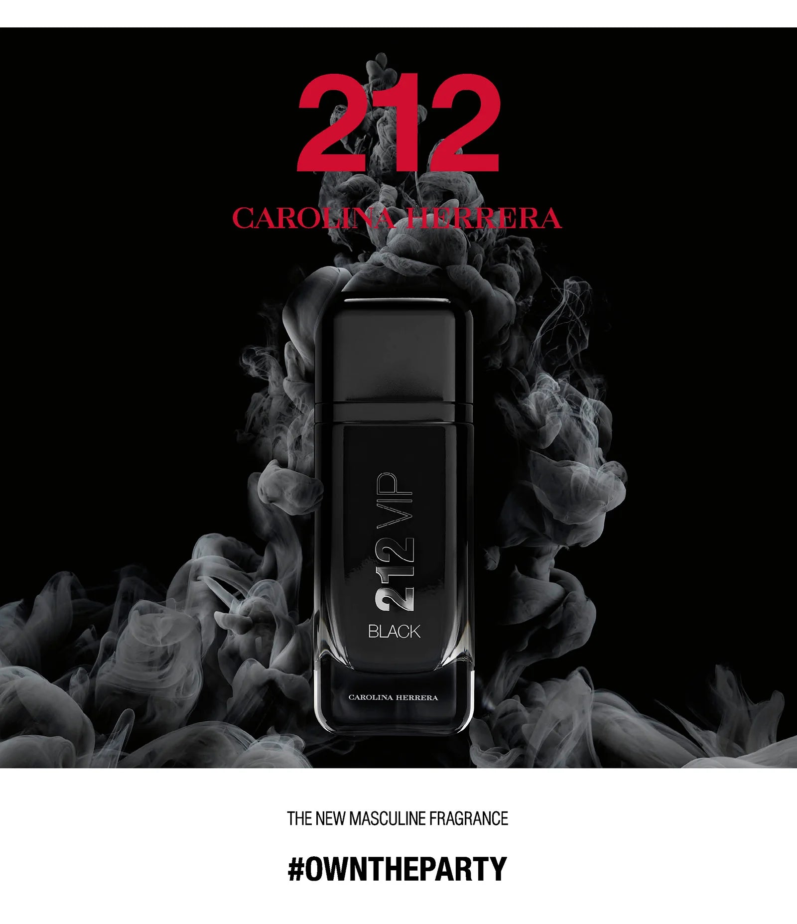 Perfume Carolina Herrera 212 Vip Black Masculino Eau de Parfum 100ML