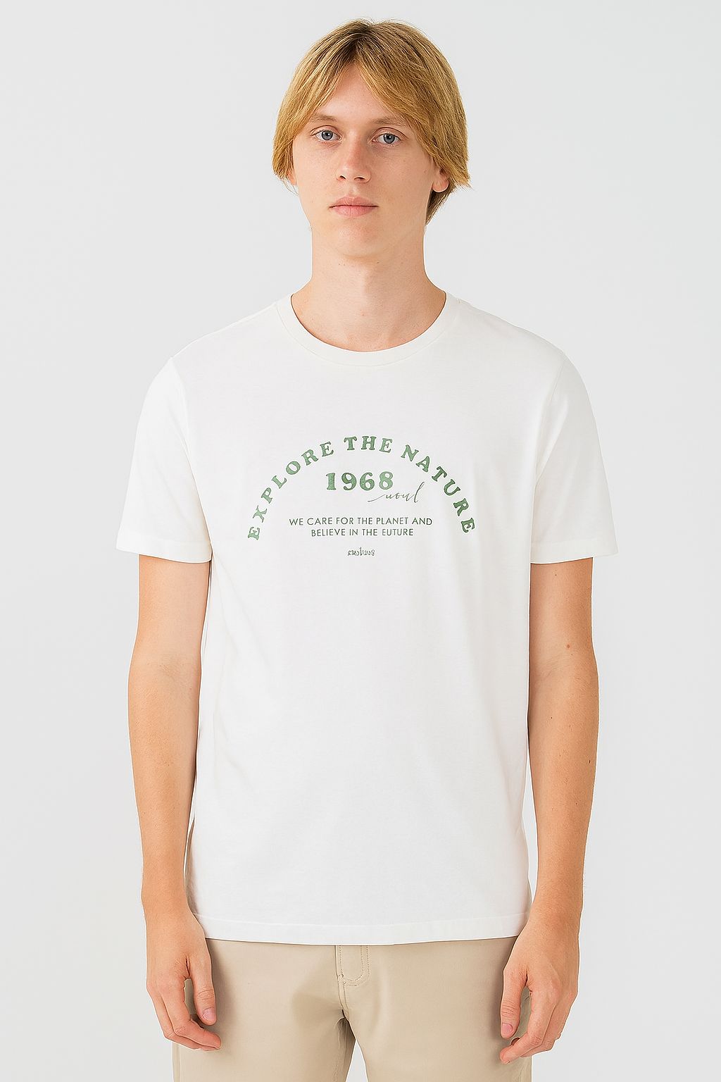 Camiseta Masculina Manga Curta Em Algodão Malwee - 129608