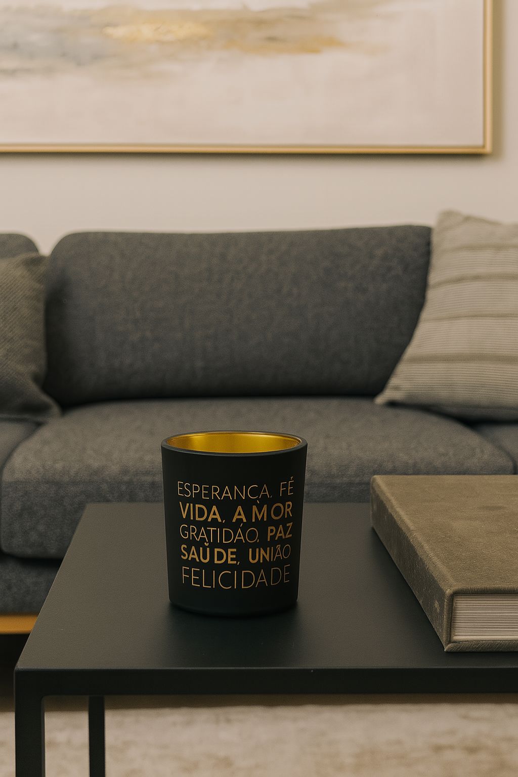 Vela Aromática Decorativa Fragrância Suave