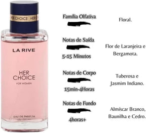 HER CHOICE  -La Rive Feminino- Eau de Parfum 100ml