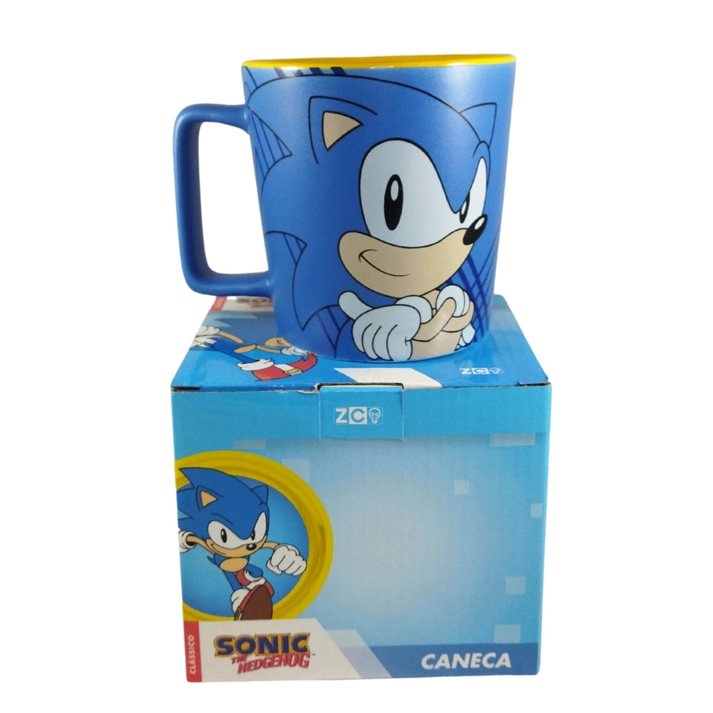Caneca Sonic Hedgehog 400ml  Zona Criativa