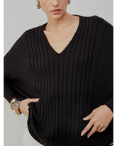 Blusa Tricô Anselmi Manga Morcego PRETO - 12394