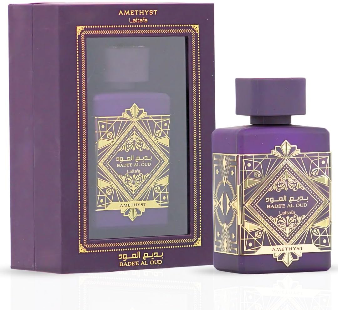 Bade'E Al Oud Amethyst- Lattafa- Eau de Parfum-  Perfume Árabe Feminino 100ml