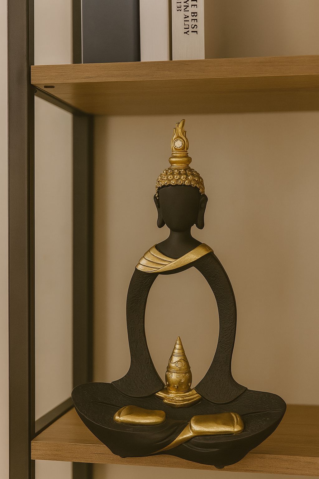 Buda Decorativo 34cm em Resina Taimes