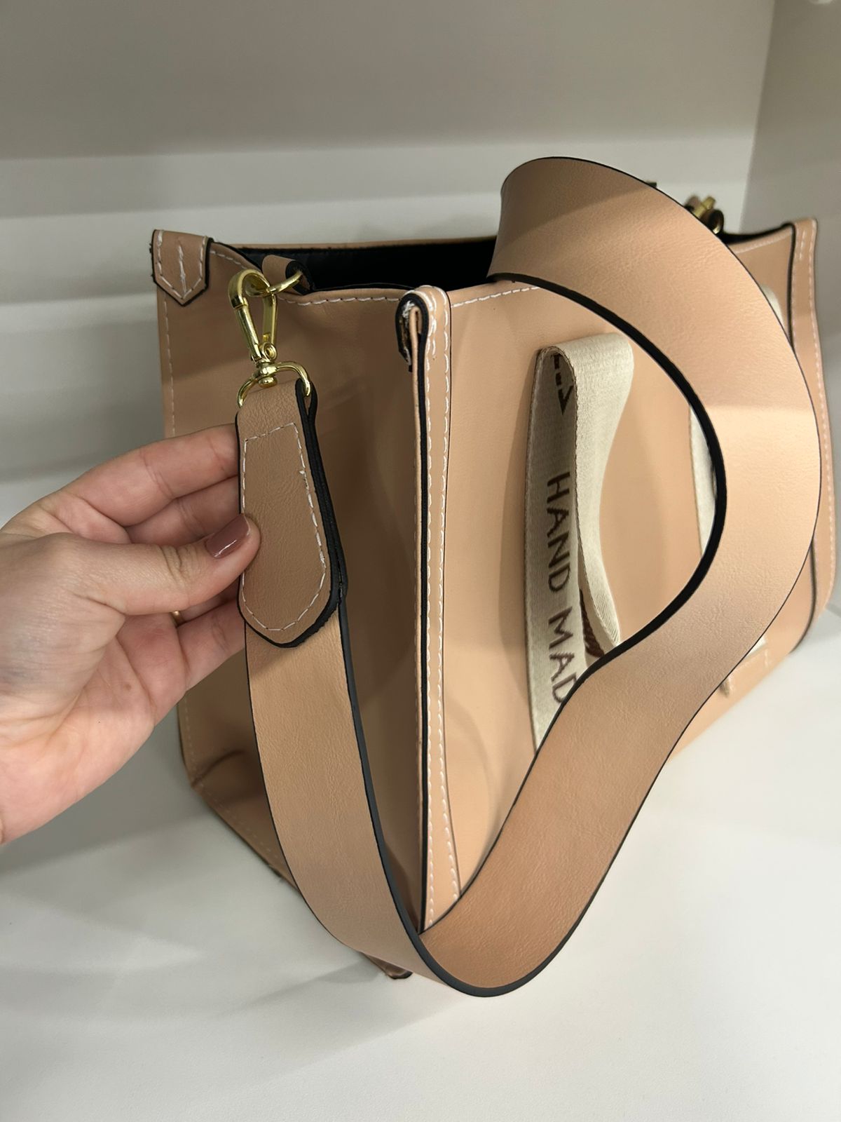 Kit Mateira Matetri 03 Peças Bege Gold