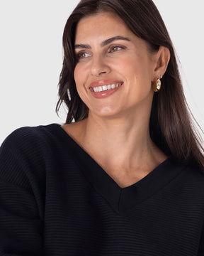 Blusão Cropped Feminino Barra Elástica - MALWEE-