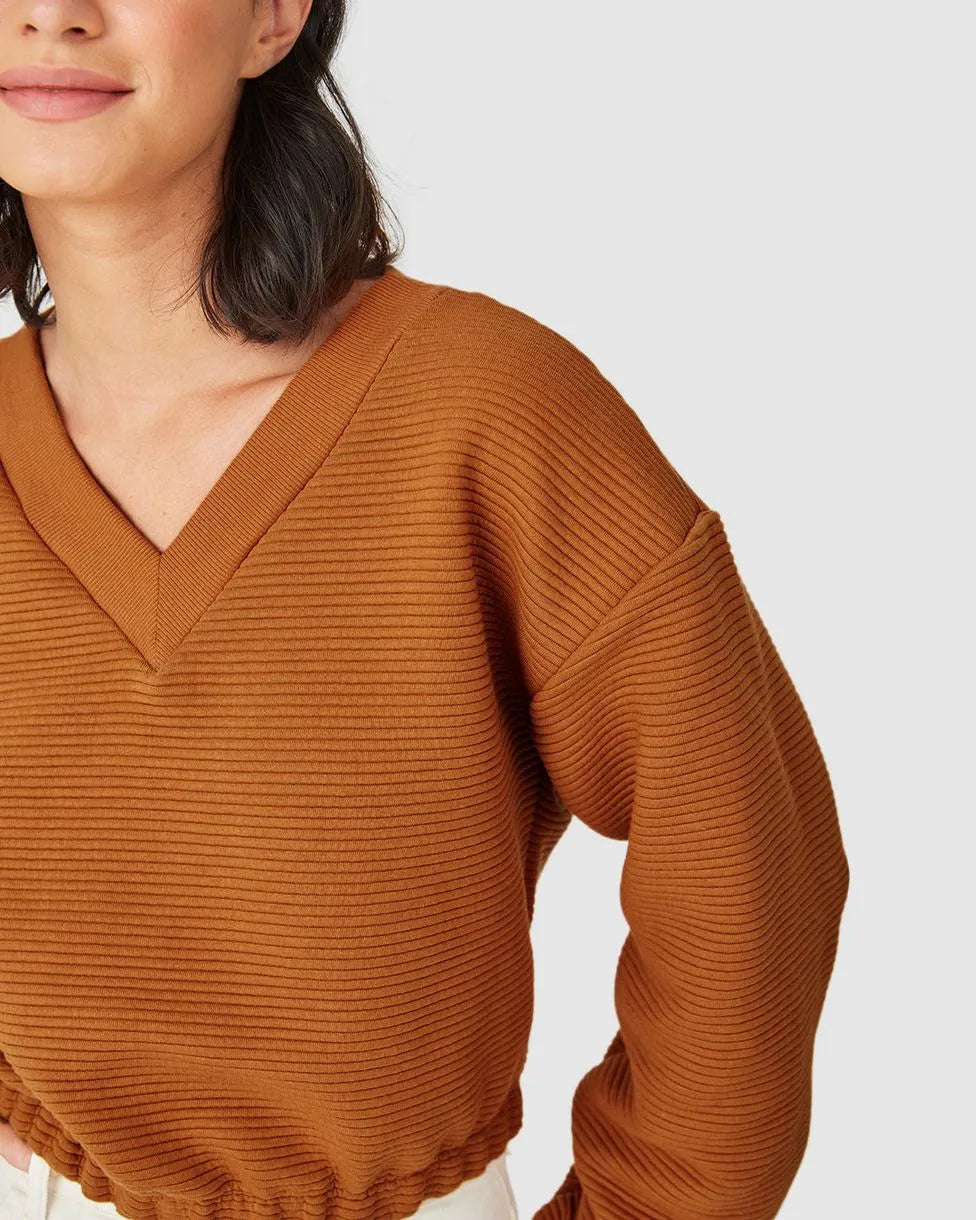 Blusão Cropped Feminino Barra Elástica - MALWEE-