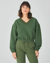 Blusão Cropped Feminino Barra Elástica - MALWEE-