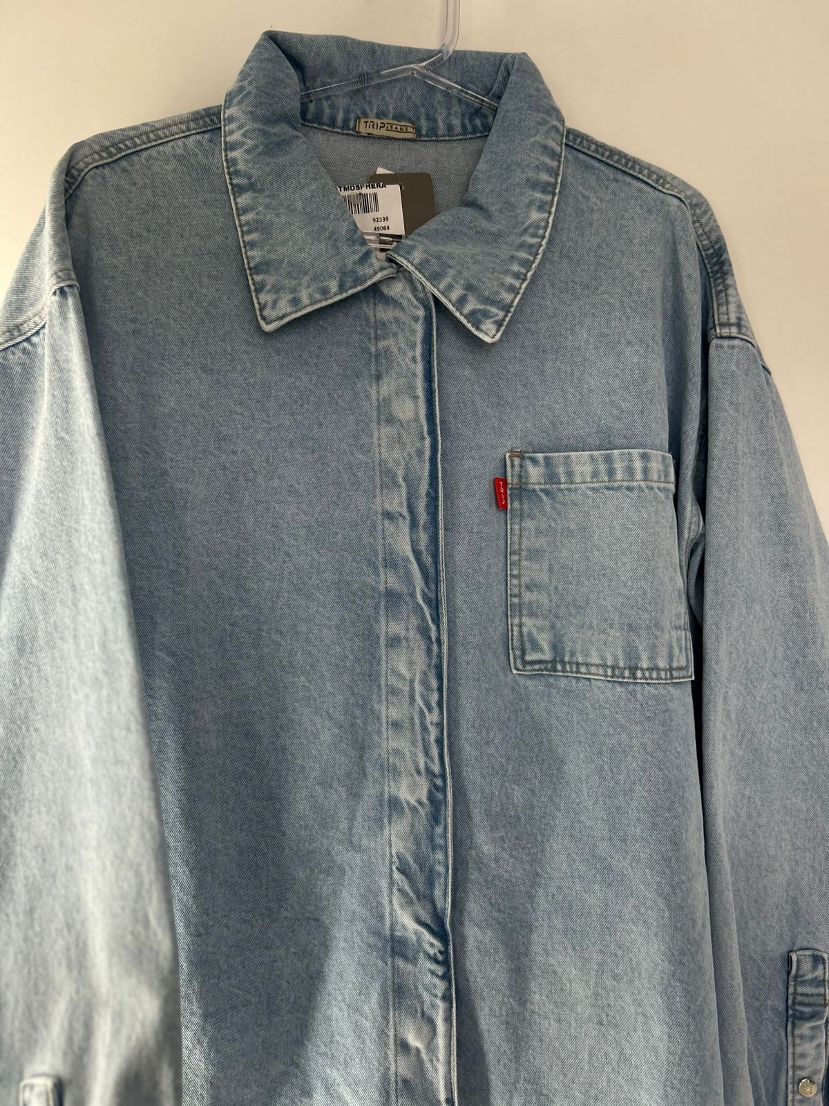 Jaqueta Jeans Feminina Shacket Alongada- TRIP JEANS- 49064