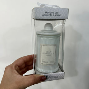 Vela Aromática Decorativa Fragrância Lavanda