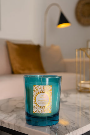 Vela Aromática Decorativa Fragrância Sálvia & Flor da lua