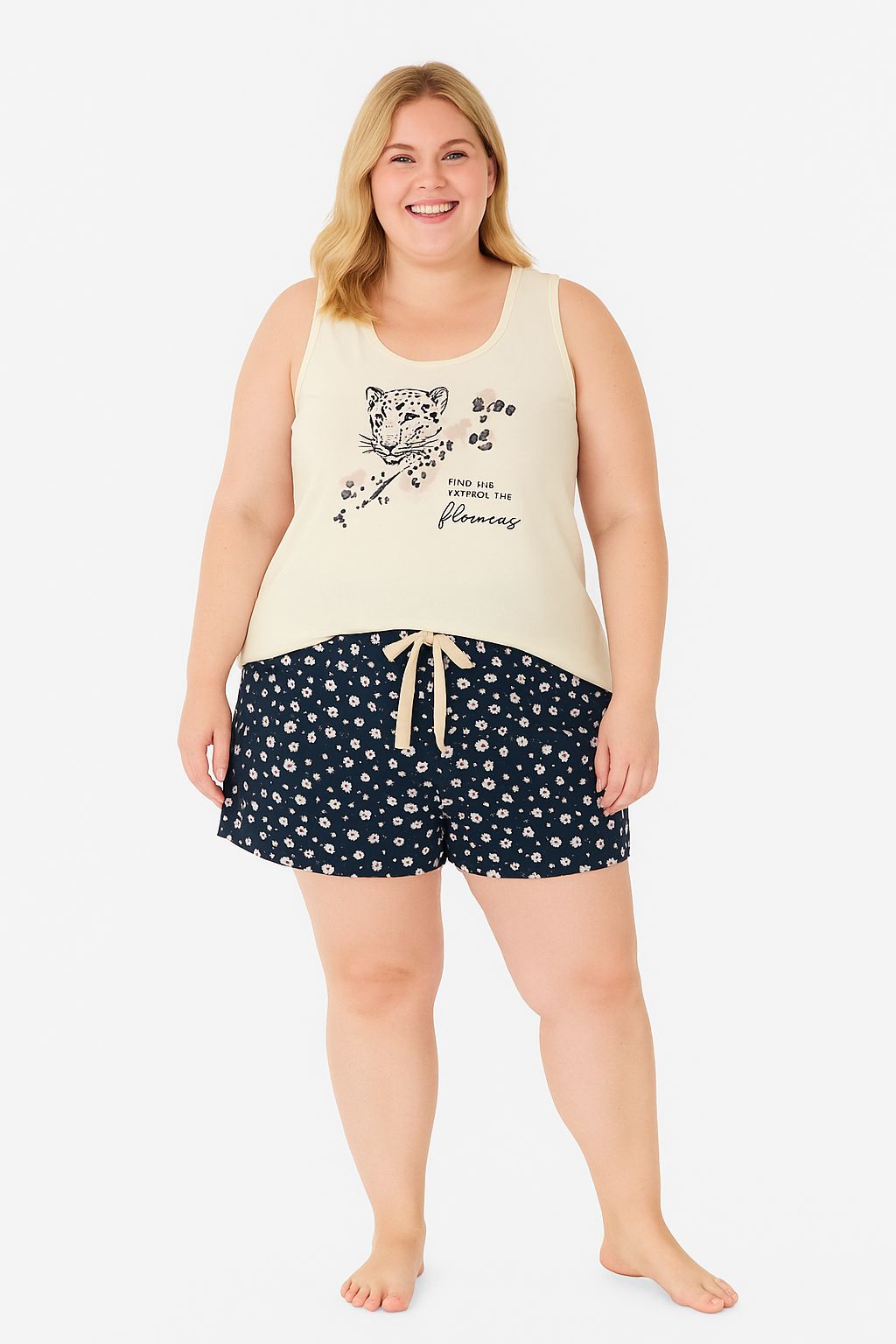 Pijama Feminino Plus Malwee - 130759