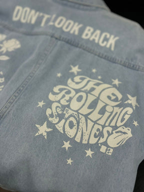 Jaqueta Jeans Feminina com detalhes bordados - PLOCK ROCK- PRJ176