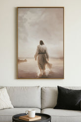 Quadro Decorativo Jesus sobre as águas