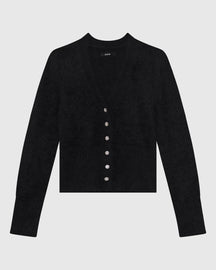 Cardigan Justo Feminino Abotoamento Frontal Em Tricô Texturizado - ENFIM- 124638