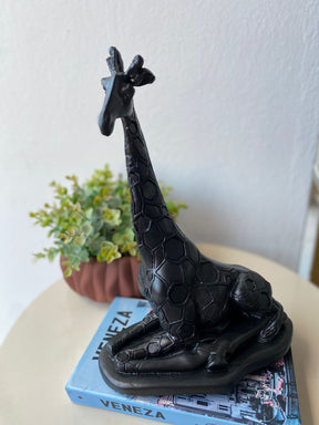 Escultura Girafa Decorativa