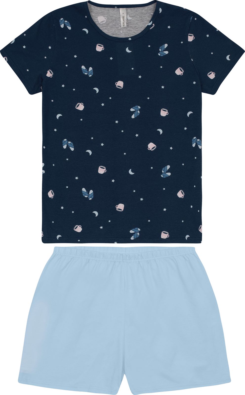 Pijama Feminino Algodão Malwee- 13066