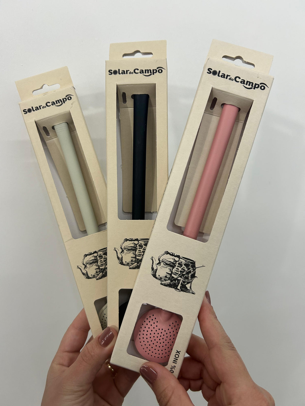 Bomba Para Chimarrão INOX coloridas foscas