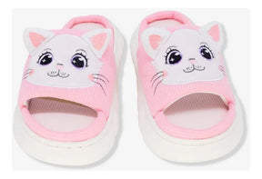 10073993 1 Par de Pantufas Zona Criativa Gatinha