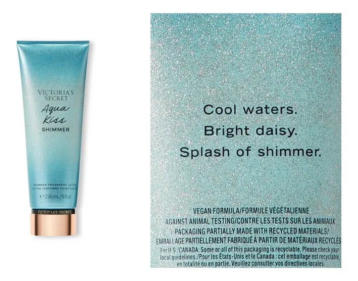 Hidratante Victorias Secret Aqua Kiss Shimmer