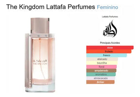 Perfume Feminino The Kingdom Lattafa-  Eau de Parfum 100ml