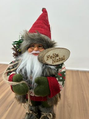 Papai Noel em Pé 30cm