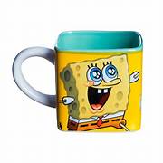 Caneca Cubo Bob Esponja 300 ml